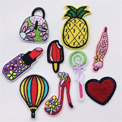 1pcs Sell Cute Cloth Patch Hot Melt Adhesive Applique Embroidery