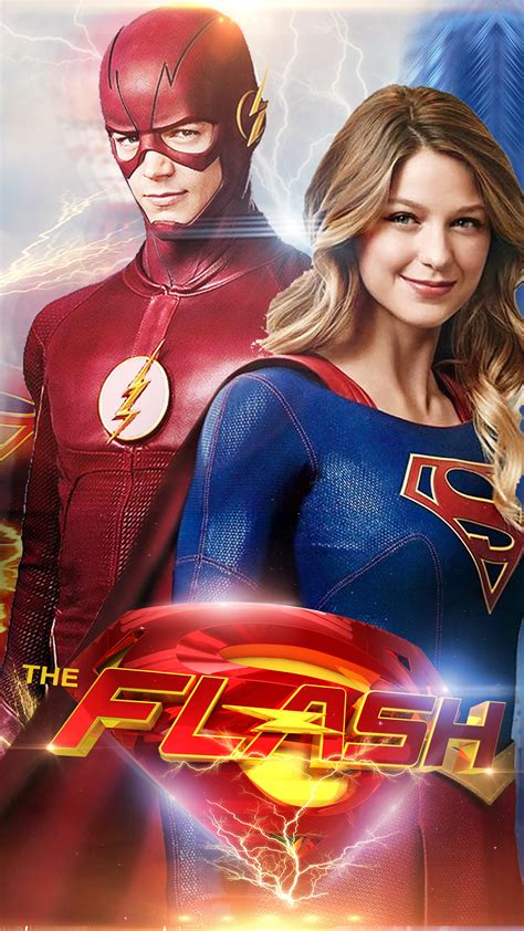The Flash Supergirl Crossover Poster By Alex4everdn On Deviantart