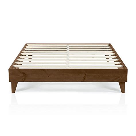 Buy Cardinal And Crest Wooden Queen Platform Bed Frame Walnut No Box