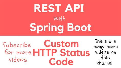 REST API With Spring Boot Return Custom Status Code From RESTful