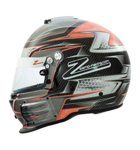 Buy Zamp Helmet Rz 44 Carbon Orange 58cm