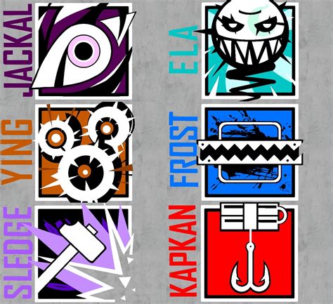 Operator Icons Using Bo3 Emblem Editor Part 2 Rrainbow6