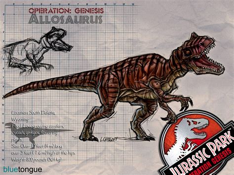 Allosaurus Jurassic Park Operation Genesis Wiki Fandom Powered By