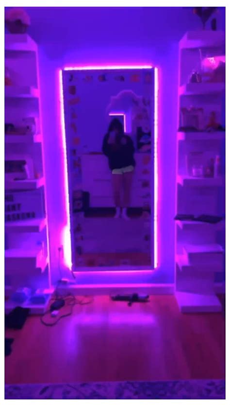 Baddie Aesthetic Rooms With Led Lights Big