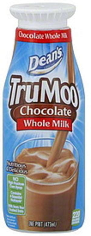 Trumoo Whole Chocolate Milk 1 Pt Nutrition Information Innit