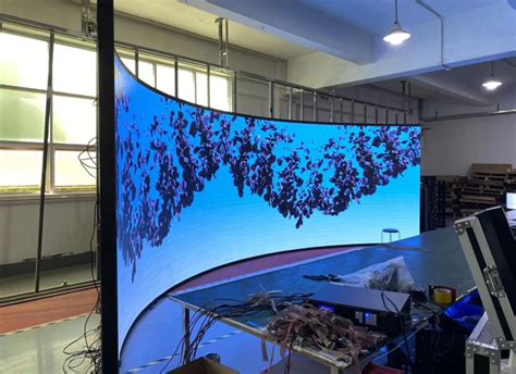 P18 Flexible Led Screen In Visual Design Curved Screen Factory And