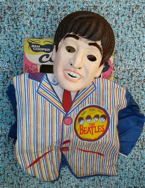 Vintage John Lennon Original Beatles Ben Cooper Halloween Costume 1960