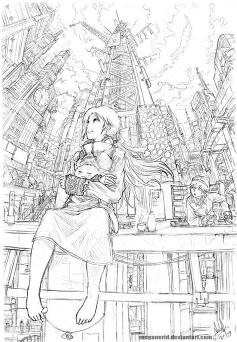 Pencil Background Perspective Drawing Architecture Perspective Drawing