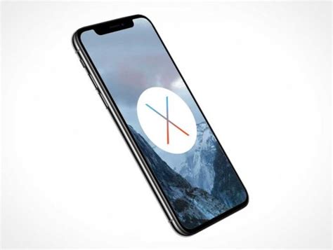 Iphone X Front Oled Screen Partial Side View Psd Mockup • Psd Mockups
