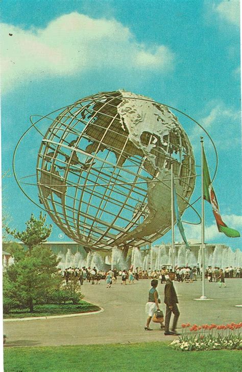 Vintage Unused 1964 1965 New York Worlds Fair Postcard Etsy World