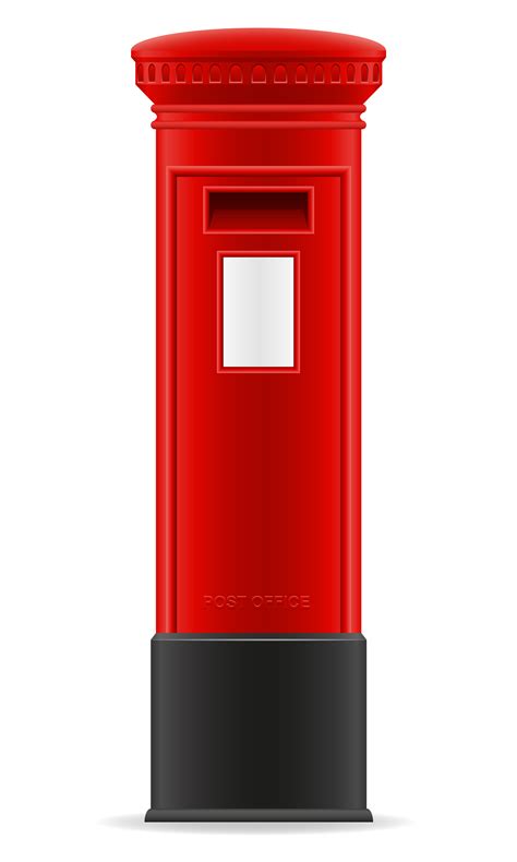 London Red Mail Box Vector Illustration 545607 Vector Art At Vecteezy