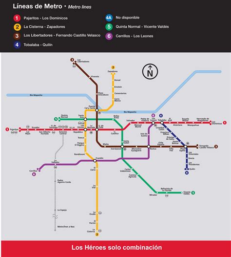 Plano De Red Tu Viaje Metro De Santiago
