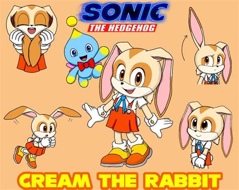 sonic movie cream the rabbit by jame5rheneaz on deviantart shadow the hedgehog sonic the