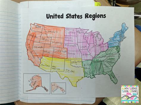 Foldable Friday Us Regions Technically Speaking With Amy