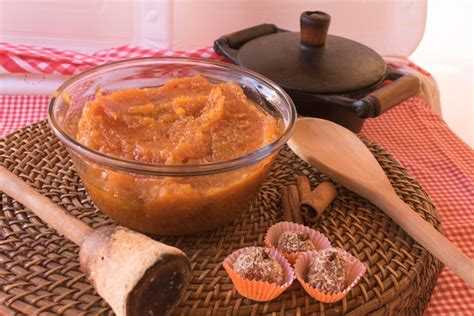 Premium Photo Brazilian Dessert Sweet Of Pumpkin Coconut And Cinnamon