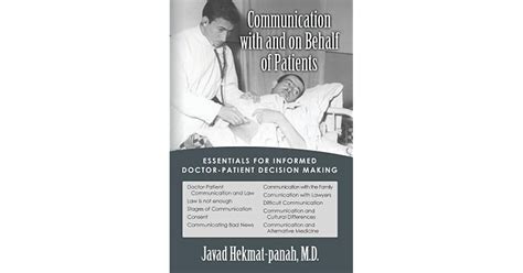 Communication With And On Behalf Of Patients Essentials For Informed