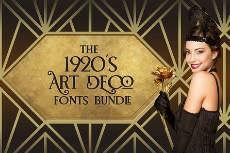 Art Deco Fonts 117 Fonts Bringing Back The Roaring Twenties