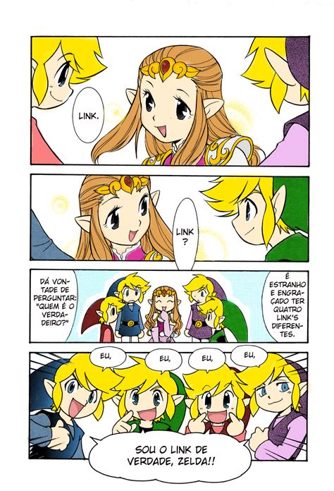 Legend Of Zelda 4 Sword Manga By Victoriaiso On Deviantart