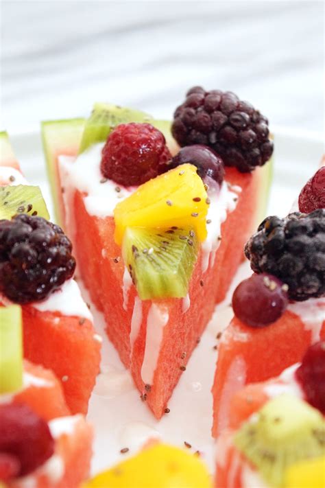 Vegan Watermelon Fruit Pizza Sweet Vegan Sara