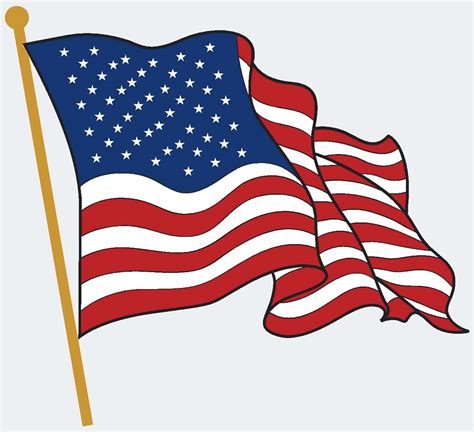 Cartoon American Flag American Flag Vector Graphic Design  Clipartix
