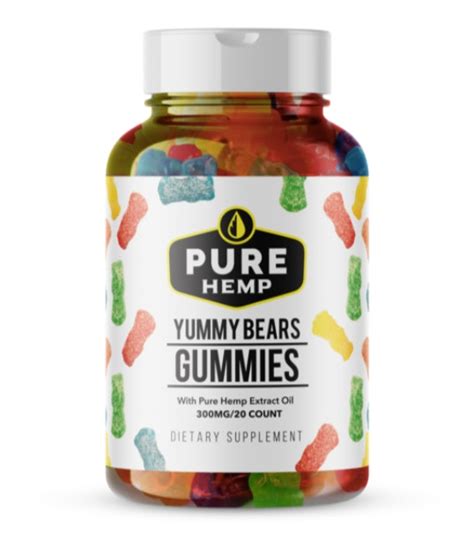 these cbd infused gummy bears by pure hemp cbd helped me feel relaxed after stressful days