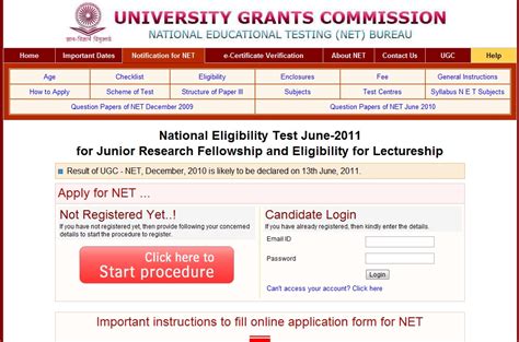 The national testing agency conducts the ugc net exam twice a year. Education World: National Eligibility Test (UGC_NET) - ugc ...