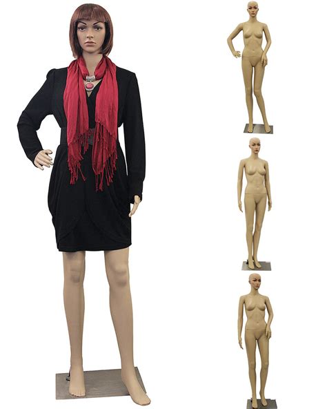 Realistic 12 Poses Skin Tone Full Body Female Mannequin 58ft Ebay