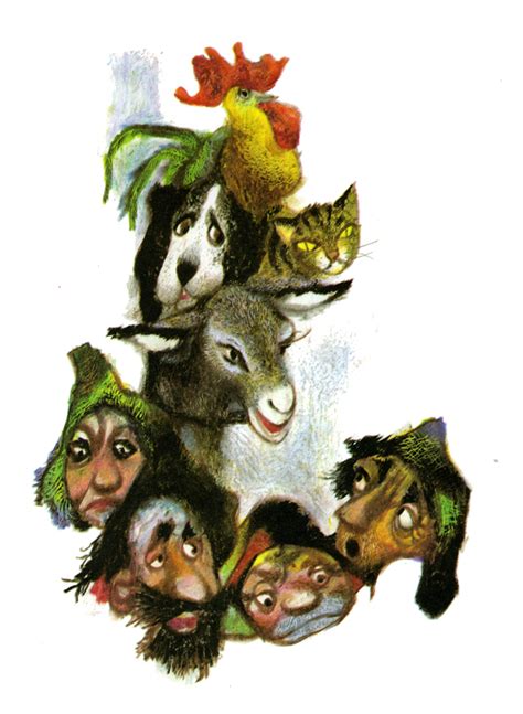 Bronze statue of the town musicians of bremen in old city centre, beautiful houses on the background, bremen, germany. Mrs. Schulz's Class Blog