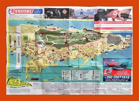 Gibraltar maps represents following points: Travel map of Gibraltar | Maps of Gibraltar | Maps of ...