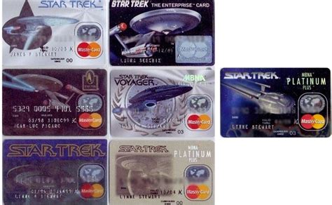 Credit cards come with legal contracts. Star Trek Credit Cards | Credit card, Cards, Star trek