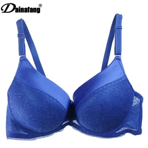 Dainafan Brand Sexy Lace Push Bra For Women Intimate Cd Large Bra Suit Embroidery Rich And Noble