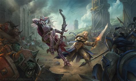 World Of Warcraft Digital Art Anduin Wrynn Blizzard Entertainment