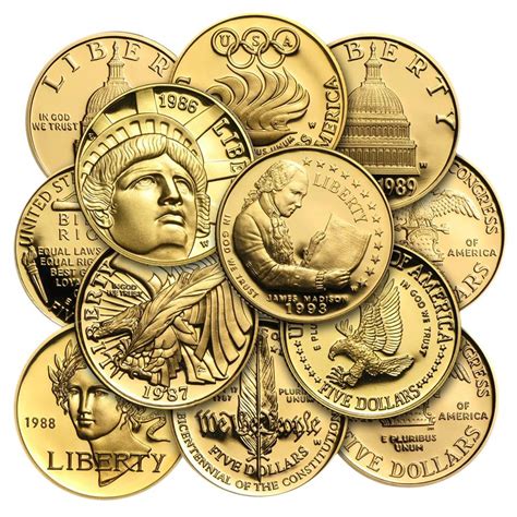 Us Mint Gold 5 Commemorative Coin Bullion Exchanges