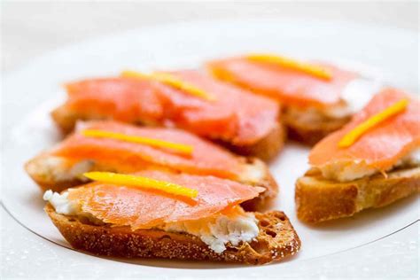 Smoked Salmon And Goat Cheese Toasts Recipe
