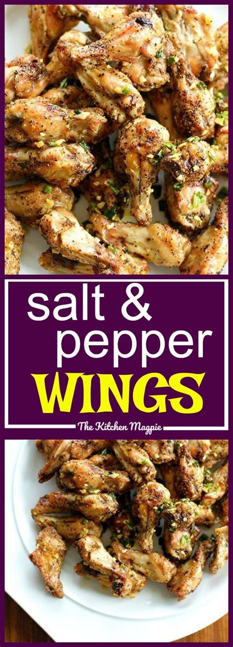 These sticky chinese chicken wings are so moorish, once you start you won't be able to stop! The most amazing Salt and Pepper Chicken Wings I have ever ...