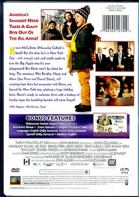 Home Alone 2 Lost In New York Dvd 1992 Dvd Empire