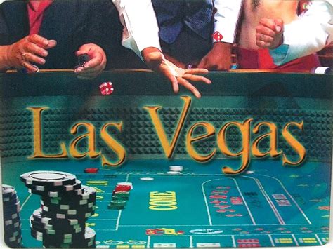 Las Vegas Dice 3d Postcard