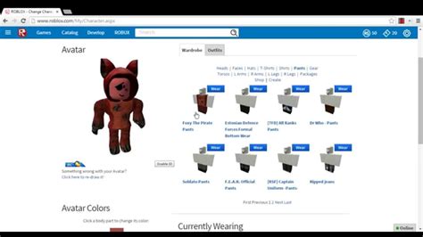 How To Foxy On Roblox Youtube