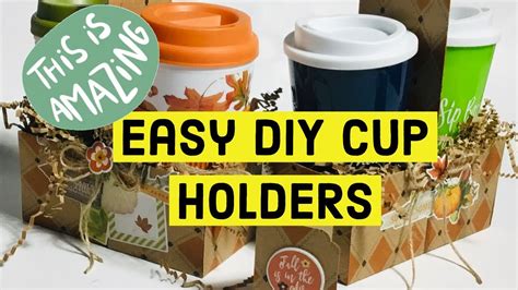 Drink Up Make Easy Cup Holders Diy Hot And Cold Drink Cup Holders