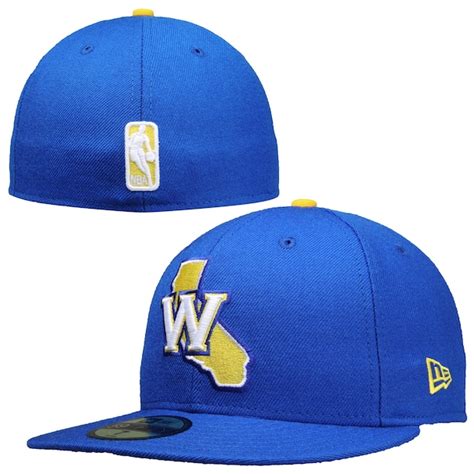 Mens Golden State Warriors New Era Royal 59fifty Gcp Fitted Hat Nba