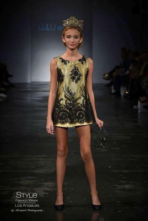 Child Supermodel Angelina Porcelli Fashion Flapper Dress Beautiful