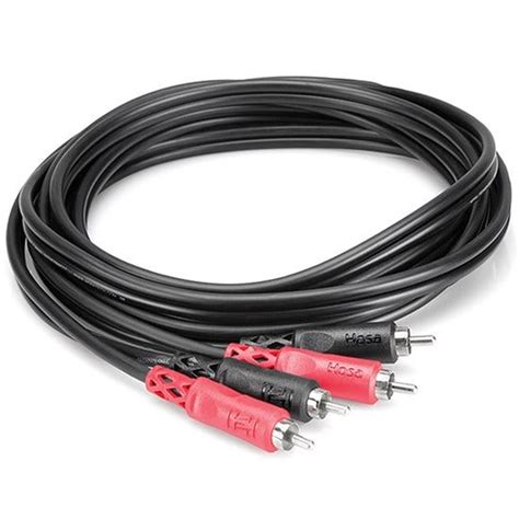 Hosa Cra 201 Dual Rca To Same Stereo Interconnect Cable 1m Rca