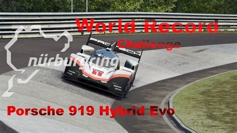Assetto Corsa World Record Challenge Nordschleife Porsche