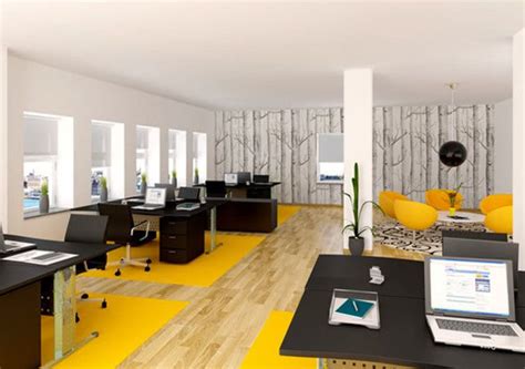 Modern White With A Twist Office Interior Design Modern Modern