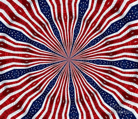 American Flag Kaleidoscope Abstract 6 Photograph By Rose Santuci Sofranko