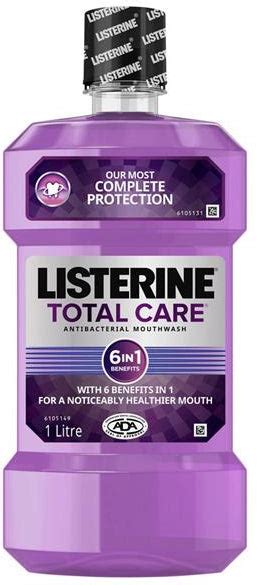 Listerine Total Care Antibacterial Mouthwash 1 L —