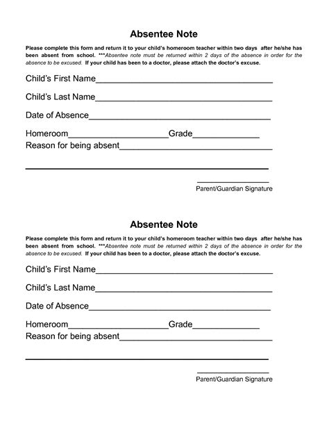 Free Printable Fake Dr Excuses Printable Templates