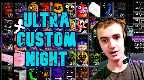 230 Characters Ultra Custom Night Fnaf Fangame Youtube