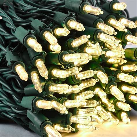 Joiedomi 100 Count 26 Ft Multi Function White Led Plug In Christmas