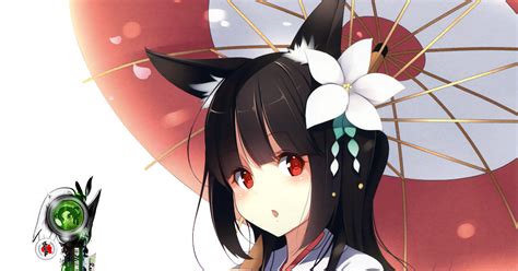 Kimono Girl Kawaiii Kitsune Sakura Render2vers Ors Anime Renders